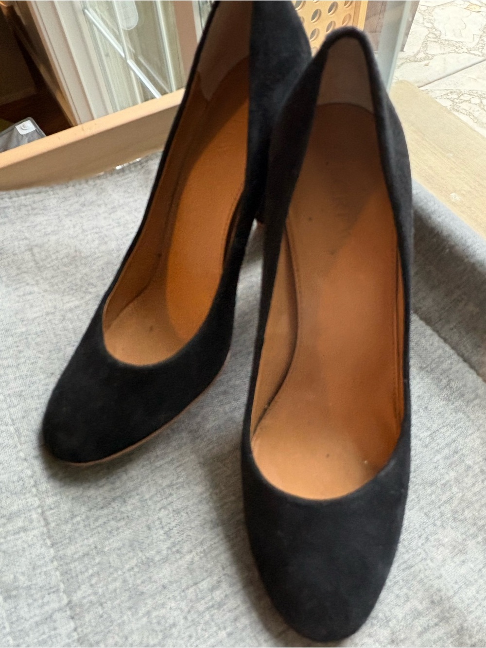 JCREW Black Suede Women's Pump